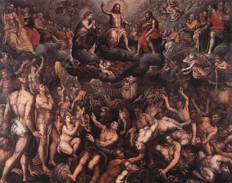 Raphael Coxie The Last Judgment. Sweden oil painting art